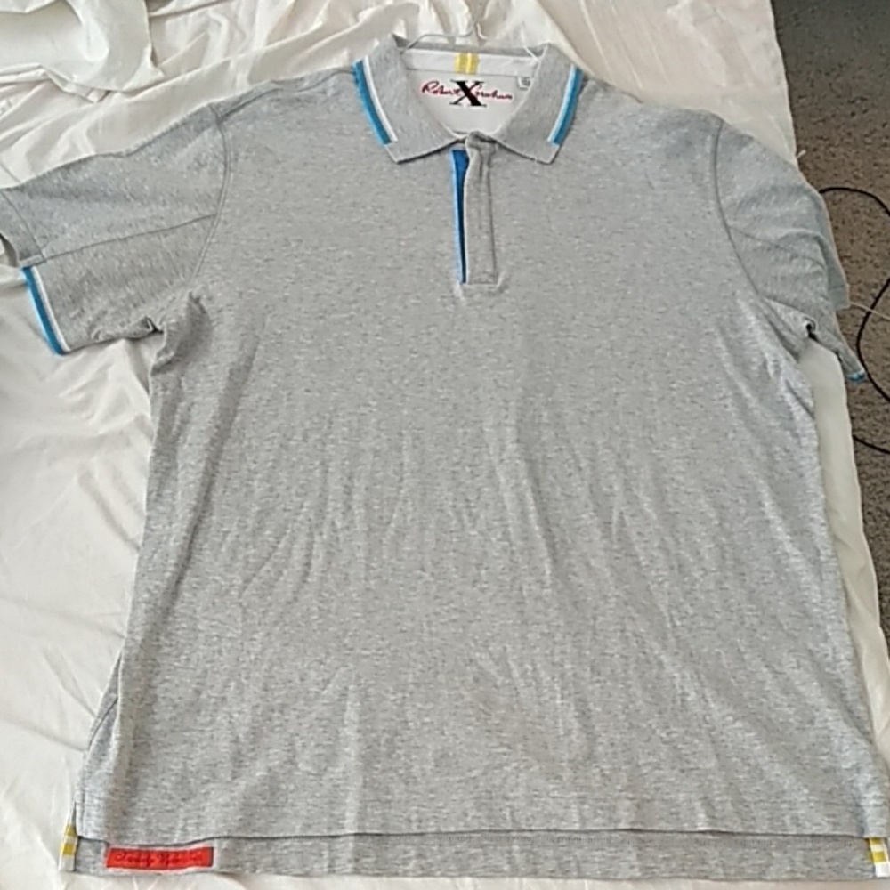 Robert Graham zip up polo